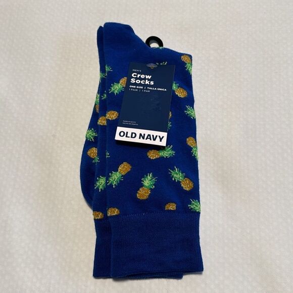 Pineapple Socks Mens Old Navy - Picture 1 of 2